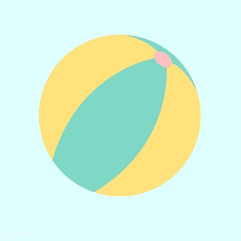 Pastel ball beach ball | Free stock vector - 251154
