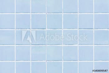 Pastel bathroom tiles