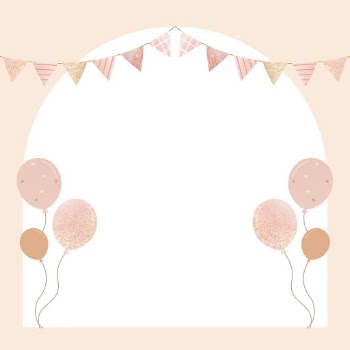 Pastel birthday invitation frame background, | Free Vector - rawpixel