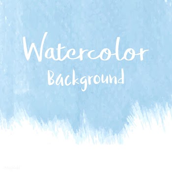 Pastel blue watercolor background vector | Free stock vector - 540620