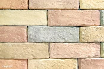 Pastel brick wall textured wallpaper vector | Free stock vector - 539628