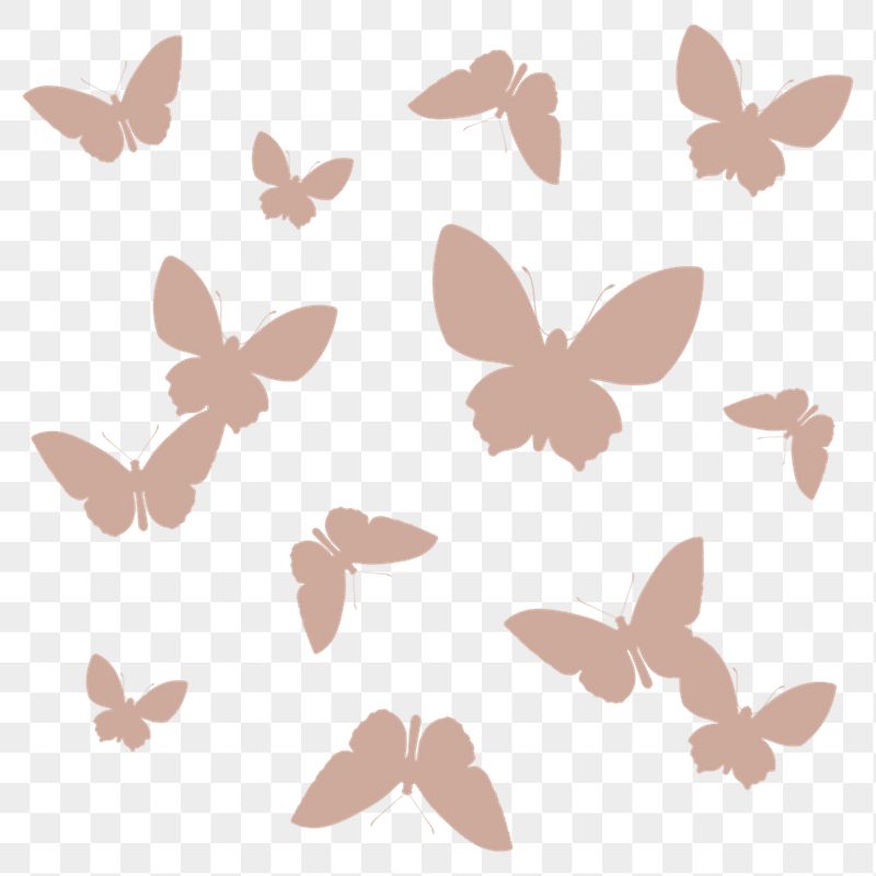 Pastel butterflies png sticker, aesthetic | Free PNG - rawpixel