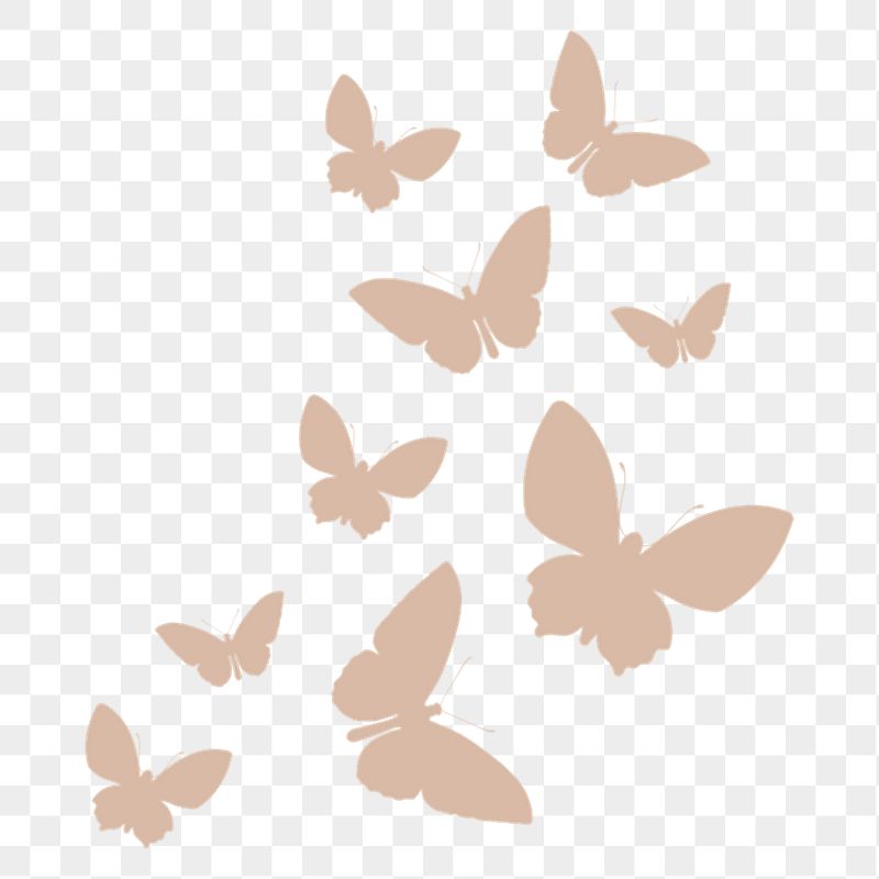 Pastel butterflies png sticker, aesthetic | Free PNG - rawpixel