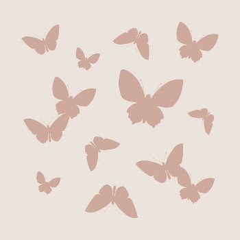 Pastel butterflies silhouette sticker, aesthetic | Free PSD - rawpixel