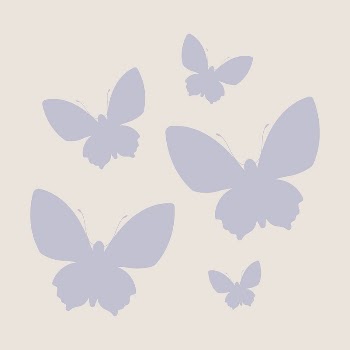 Pastel butterflies silhouette sticker, aesthetic | Free PSD - rawpixel