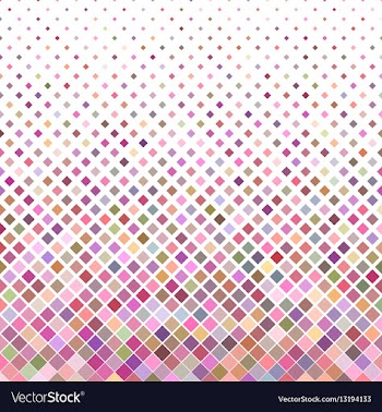 Pastel color square pattern background design vector image