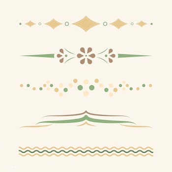 Pastel dividers design collection vector | Free stock vector - 494777