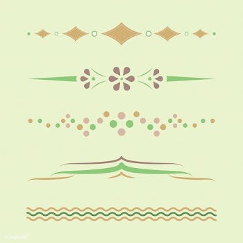 Pastel dividers design collection vector | Free stock vector - 494786