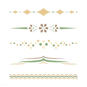 Pastel dividers design collection vector | Free stock vector - 494788