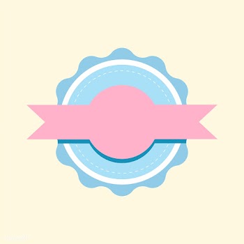 Pastel emblem badge design vector | Free stock vector - 494784