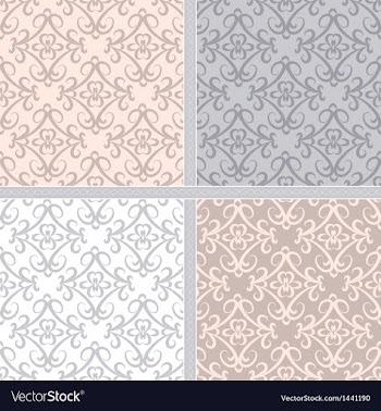 Pastel ethnic seamless pattern vector image