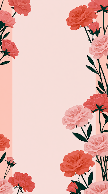 Pastel Floral Background with Roses