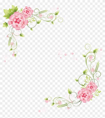 Pastel Floral Border Png