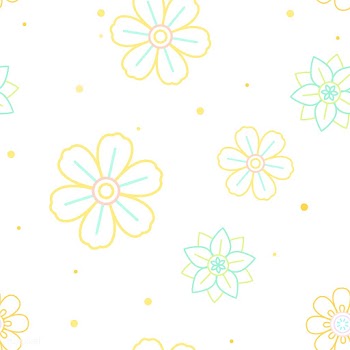 Pastel floral pattern | Free stock vector - 558627
