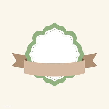 Pastel frame badge design vector | Free stock vector - 494763
