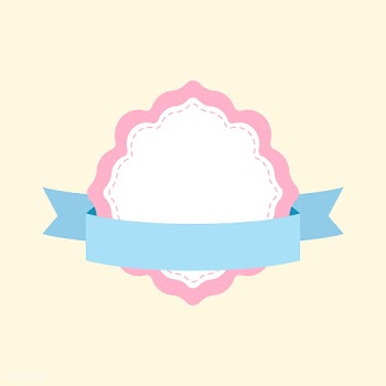 Pastel frame badge design vector | Free stock vector - 494783