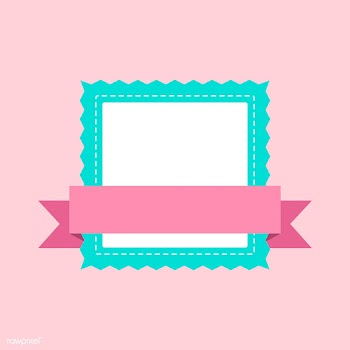 Pastel frame badge design vector | Free stock vector - 494796