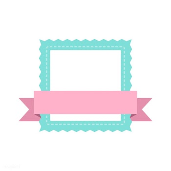 Pastel frame badge design vector | Free stock vector - 494799