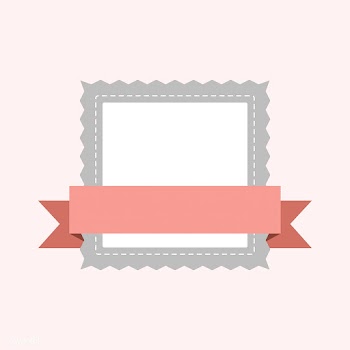 Pastel frame badge design vector | Free stock vector - 494821