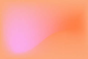 Pastel gradient blur orange pink vector background