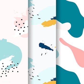 Pastel Memphis pattern design vector | Free stock vector - 535617