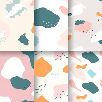 Pastel Memphis pattern design vector | Free stock vector - 535618