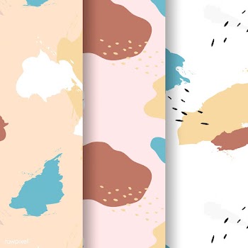 Pastel Memphis pattern design vector | Free stock vector - 535642