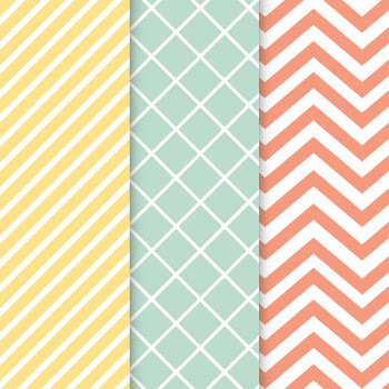 Pastel mixed seamless pattern vector set
