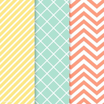 Pastel mixed seamless pattern vector set | Free stock vector - 530942