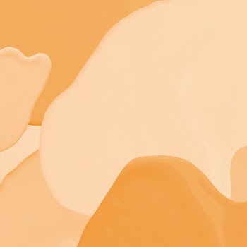 Pastel orange acrylic texture background minimal design