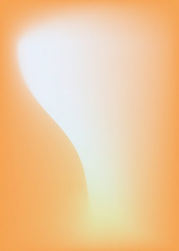 Pastel orange gradient blur background vector