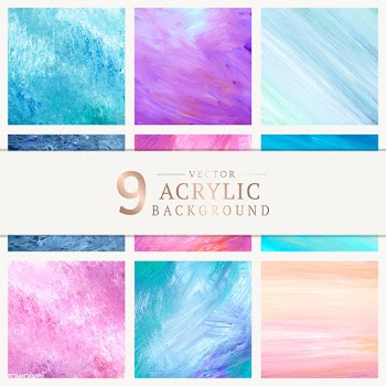Pastel painted canvases | Free stock vector - 566423