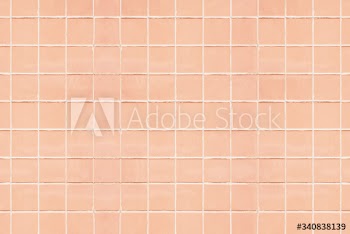 Pastel peach tiles textured background