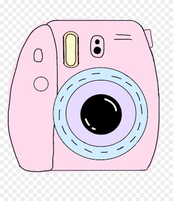 Pastel Polaroid Polaroidcamera Tumblr Girls Pink Kawaii - Polaroid Camera Clipart