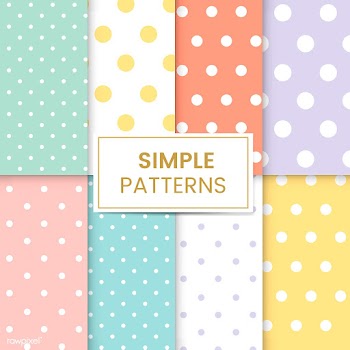 Pastel polka dot seamless pattern vector set | Free stock vector - 530846
