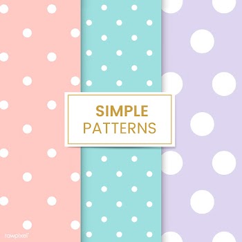 Pastel polka dot seamless pattern vector set | Free stock vector - 530881