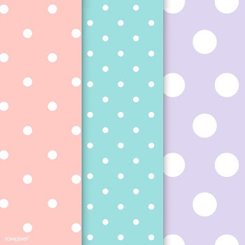 Pastel polka dot seamless pattern vector set | Free stock vector - 530882