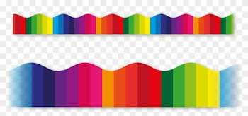 Pastel Rainbow Clip Art - Clipart Borders Transparent Rainbow