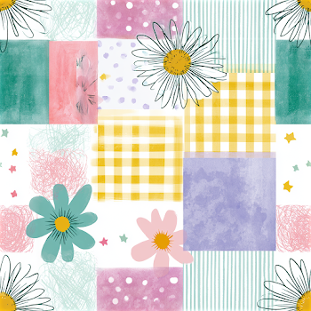 Pastel School Doodle Pattern