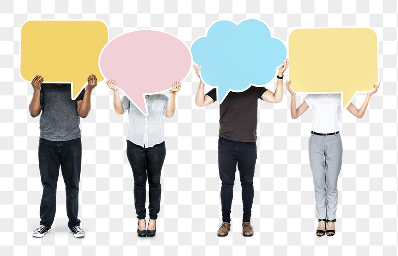 Pastel speech bubbles png sticker, | Free PNG - rawpixel
