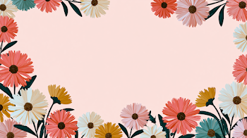 Pastel Spring Floral Background