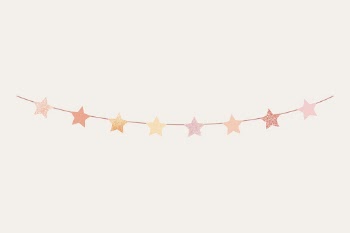 Pastel stars banner collage element, | Free Vector - rawpixel