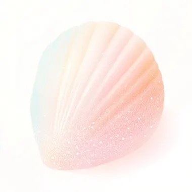 Pastel Watercolor Shell Illustration Pastel Watercolor Shell Illustration