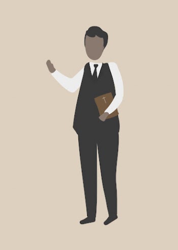 Pastor clipart, religious leader, career | Free PSD Illustration - rawpixel
