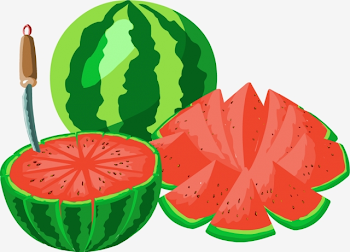 Pastèque Melon Deau Dessiné à La Main Melon Deau Cartoon Pastèque ...
