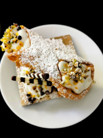 Pastries on White Ceramic Plate