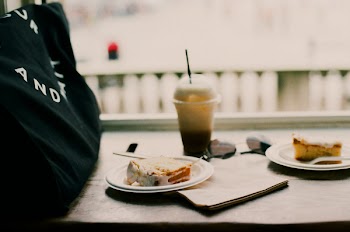 Pastry on White Plate