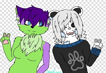 Patches and Lina [gift for pantiedpython] transparent background PNG clipart