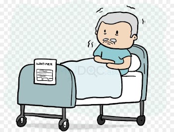 Patient, Hospital Bed, Hospital, Cartoon PNG