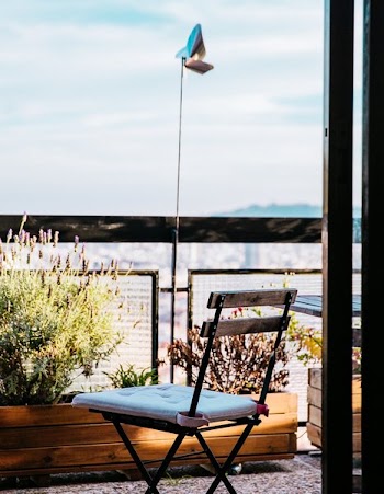 Patio Chair On Balcony